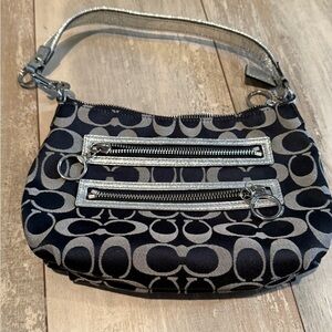 Coach Poppy Signature Top Handle Purse Pouch 44064